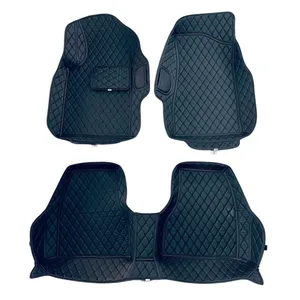 کفپوش 5 بعدی خودرو مدل Ts چرم گلدوزی مناسب برای سمند