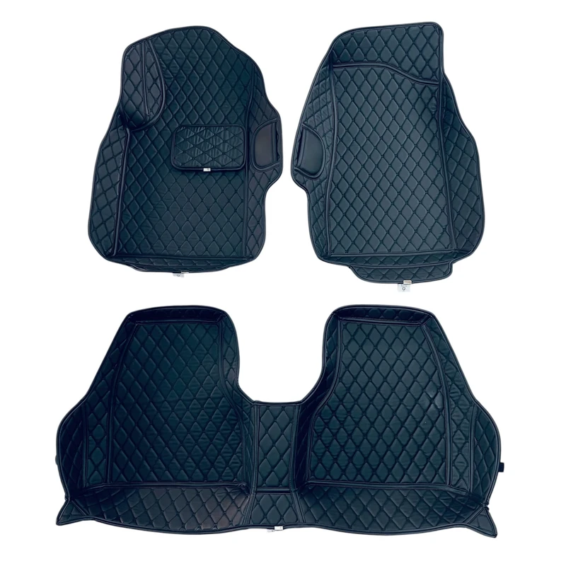 کفپوش 5 بعدی خودرو مدل Ts چرم گلدوزی مناسب برای سمند