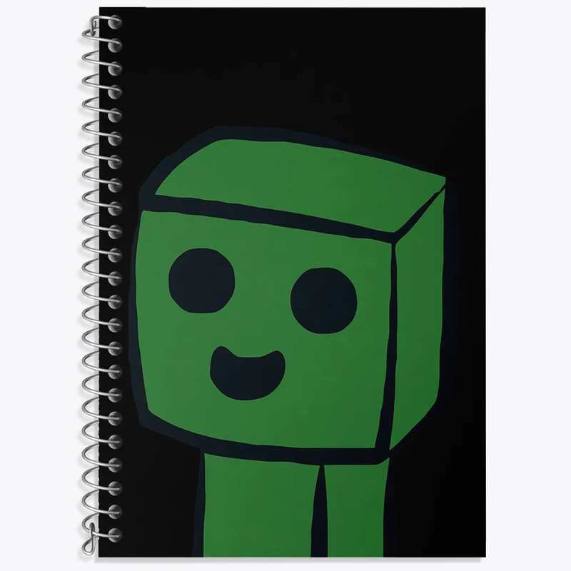 دفتر لغت 50 برگ خندالو طرح بازی ماینکرافت (Minecraft) کد 37005