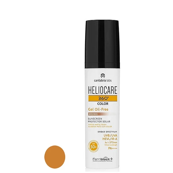ژل ضد آفتاب رنگی هلیوکر SPF 50 مدل Finish مناسب انواع پوست حجم 50 میلیلیتر ژل ضد آفتاب رنگی هلیوکر SPF 50 مدل Finish مناسب انواع پوست حجم 50 میلیلیتر