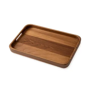 سینی دسته دار آما هوم مدل اطلس کد TP7525 سایز 40*26 سانتی متر 