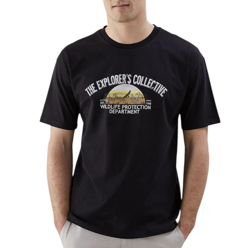 تی‌شرت آستین کوتاه مردانه ال سی وایکیکی مدل Paul-Explorer 