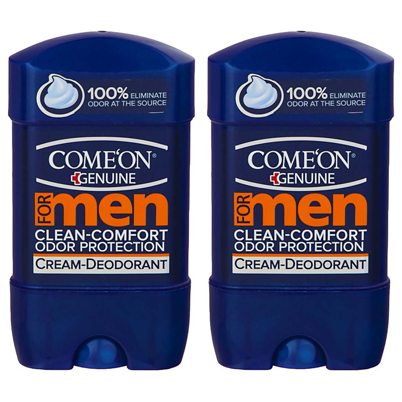 ژل شفاف ضد تعریق مردانه کامان مدل Clean Comfort حجم 75 میلی لیتر بسته 2 عددی