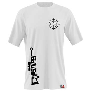 تی شرت آستین کوتاه مردانه مدل  Sniper  کد b050 رنگ سفید