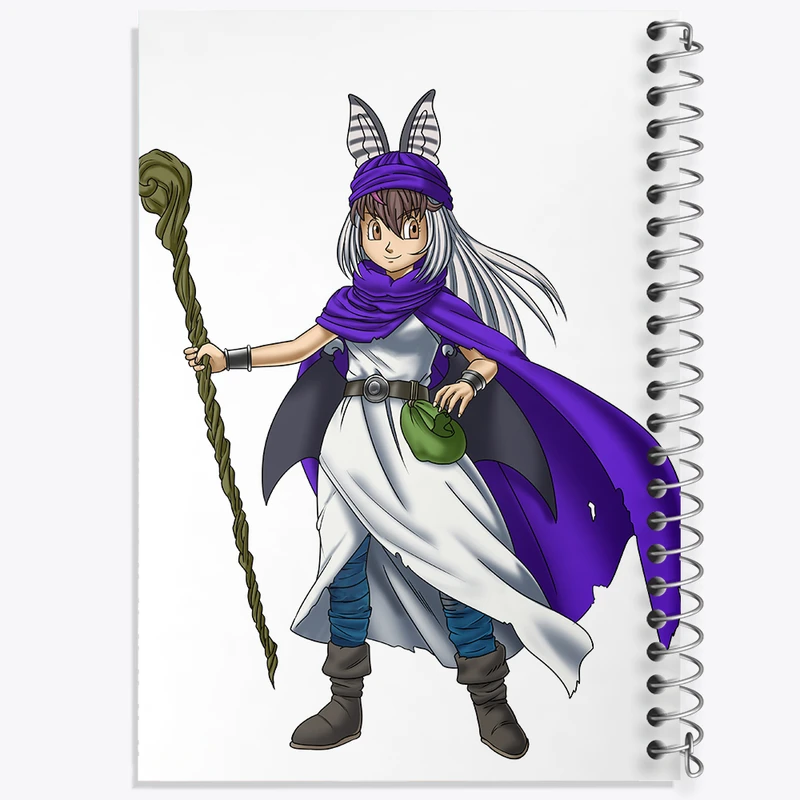 دفتر ژورنال نویسی 50 برگ خندالو مدل نقطه ای طرح بازی دراگون کوئست (Dragon Quest) کد 35250