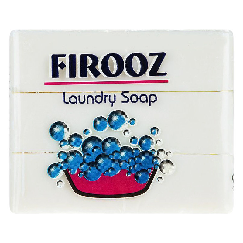 صابون لباسشویی فیروز مدل B12 وزن 120 گرم 4 بسته 3 عددی