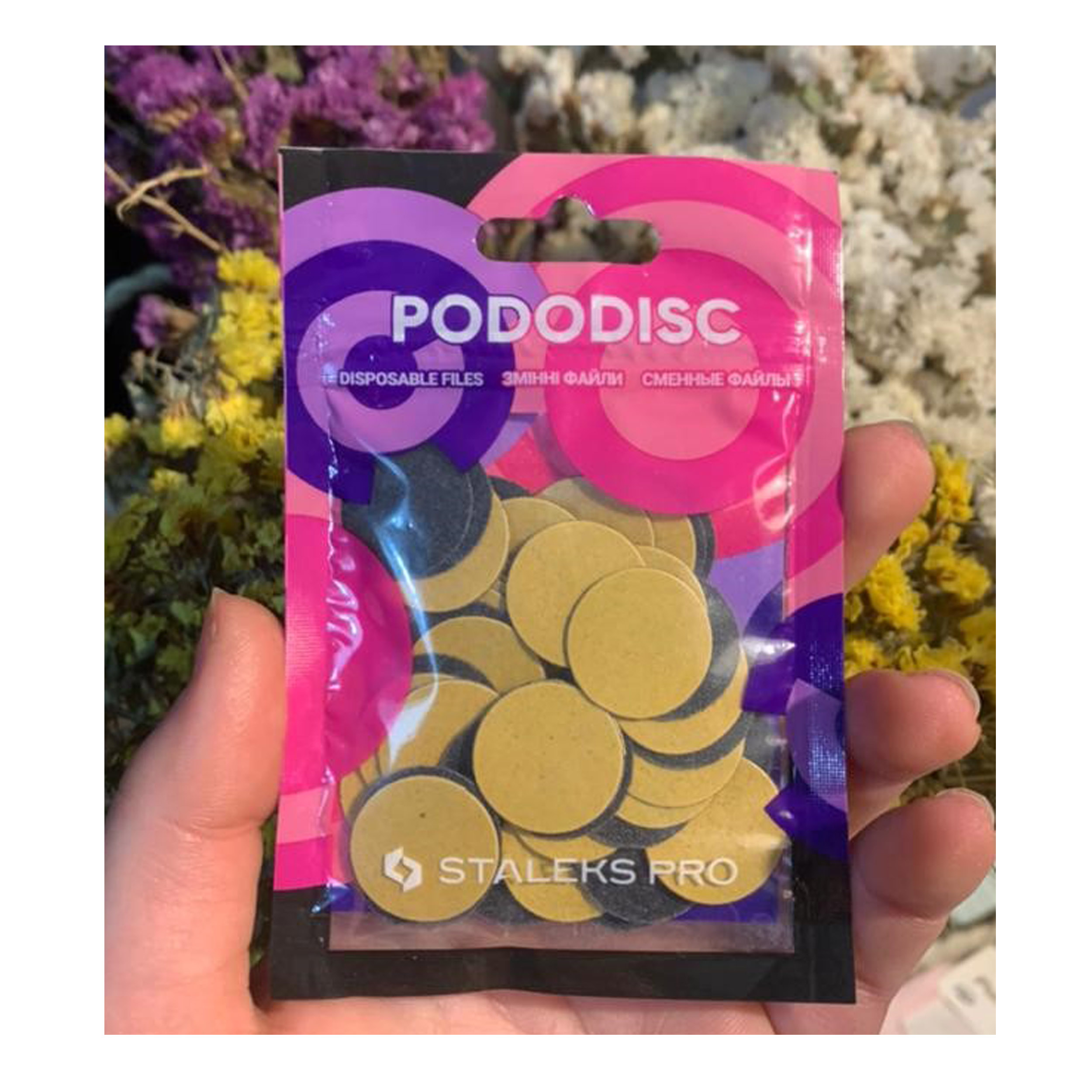 یدک دیسک پدیکور استالکس مدل PDF-20-180 مجموعه 50 عددی