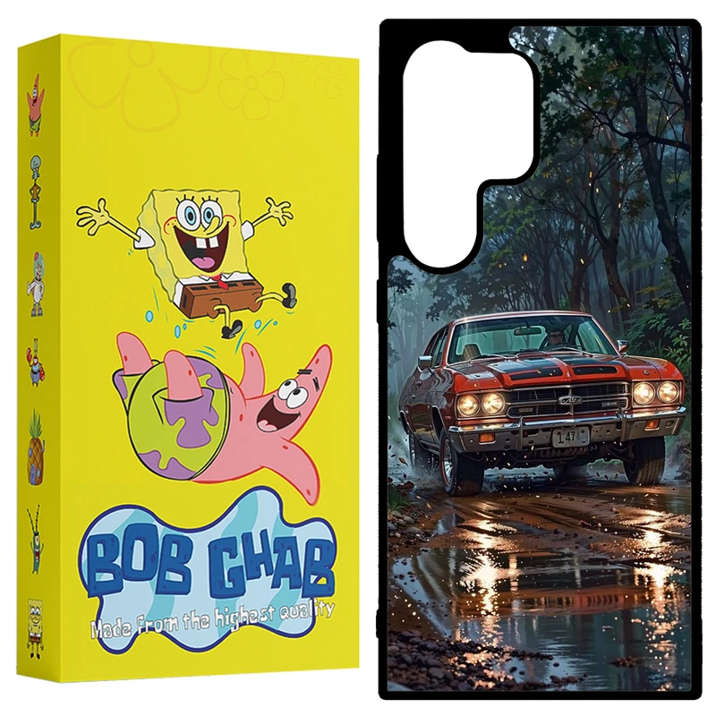 کاور باب قاب طرح ماشین مدل BCPD24U مناسب برای گوشی موبایل سامسونگ Galaxy S24 Ultra 5G