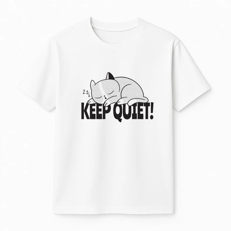 تی‌شرت آستین کوتاه دخترانه مدل گربه ساکت کد v9 