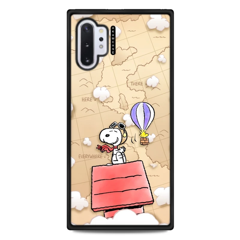 کاور آکام مدل AMC-WSGN10P-SNOOPY-24 مناسب برای گوشی موبایل سامسونگ Galaxy Note 10 Plus