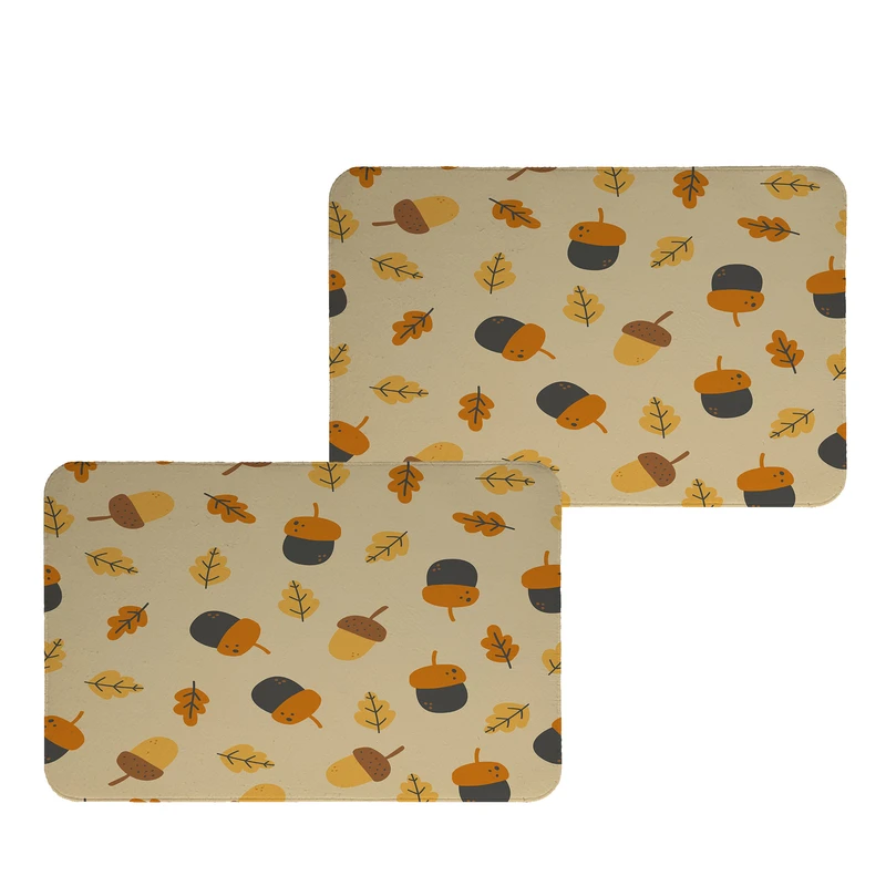 زیربشقابی طرح فندوق کد 9399 بسته 2 عددی 