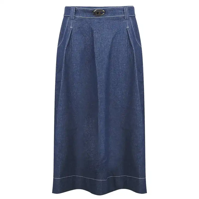 ست کت و دامن زنانه مدل RROYL505 رنگ سرمه ای سیر