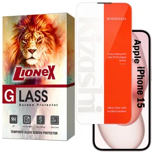 Lionex KIZNOSTL Screen Protector For Apple iPhone 15