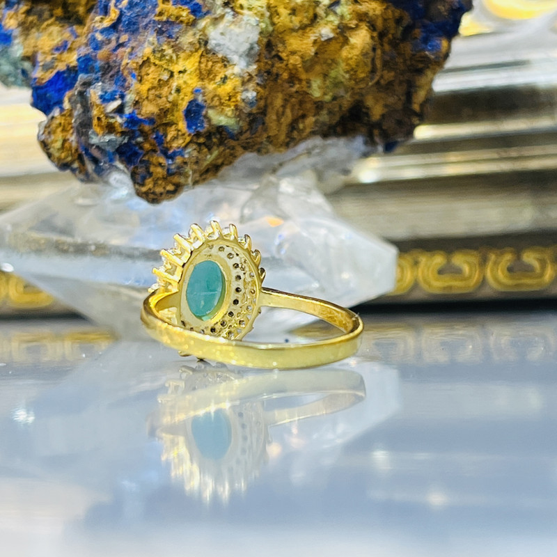 انگشتر نقره زنانه مدل مزین به جواهر