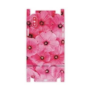 MAHOOT Pink-Flower-FullSkin Cover Sticker for Apple iPhone X