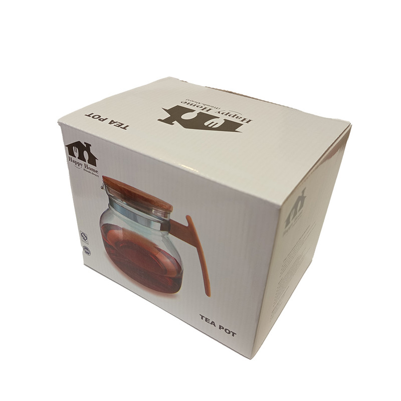 قوری هپی هوم مدل در چوبی گنجایش 900 میلی‌لیتر