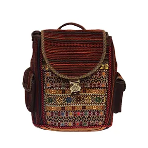 کوله پشتی گلیمی مدل جاجیم سیرجان کد S4