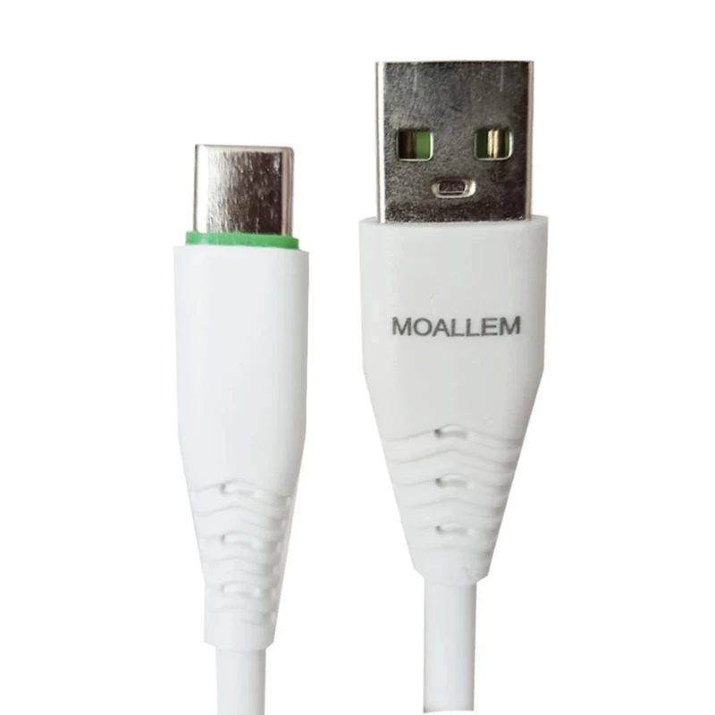 کابل تبدیل USB به USB-C معلم مدل Galaxy-A50 طول یک متر
