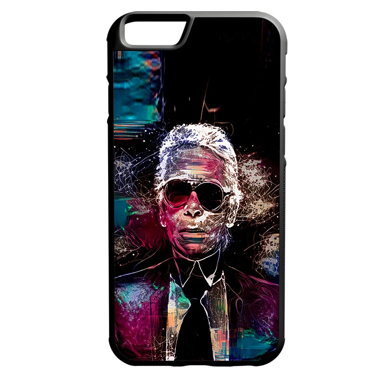 کاور طرح کارل لاگرفیلد مناسب برای گوشی موبایل اپل iphone 6 plus/6s plus