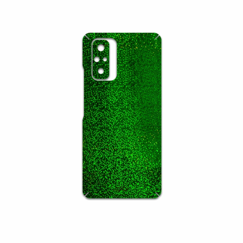 برچسب پوششی ماهوت مدل Green-Holographic مناسب برای گوشی موبایل شیائومی Redmi Note 10 Pro Max