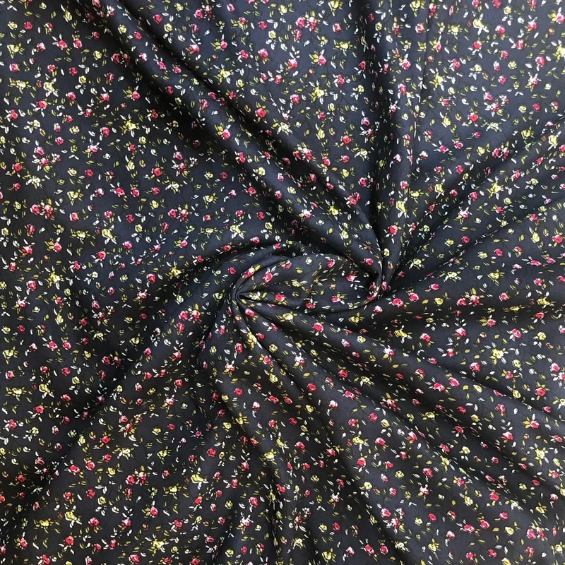 پارچه لباس عرض 1.5 متر مدل 0015 رنگ سرمه‌ای تیره