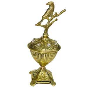 قندان برنجی مدل پرنده کد 11