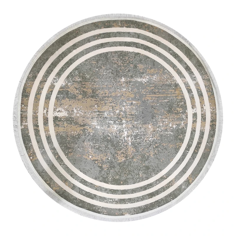 فرش ماشینی 700 شانه فرش آرمانی زمینه طوسی حاشیه طوسی مدل 7104