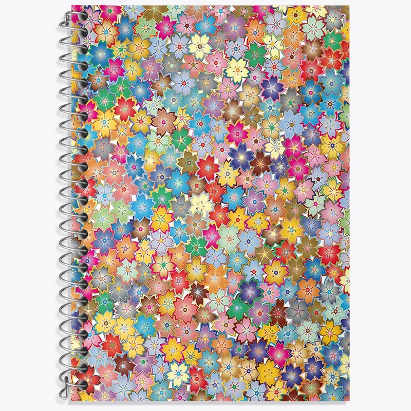 دفتر نت موسیقی 50 برگ خندالو طرح گل گلی کد N5450