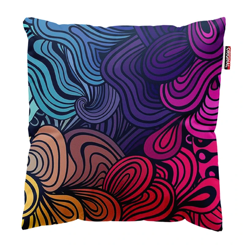 کوسن پاد آفرین مدل انتزاعی زیبا کد 113 سایز 15*30 سانتی متر