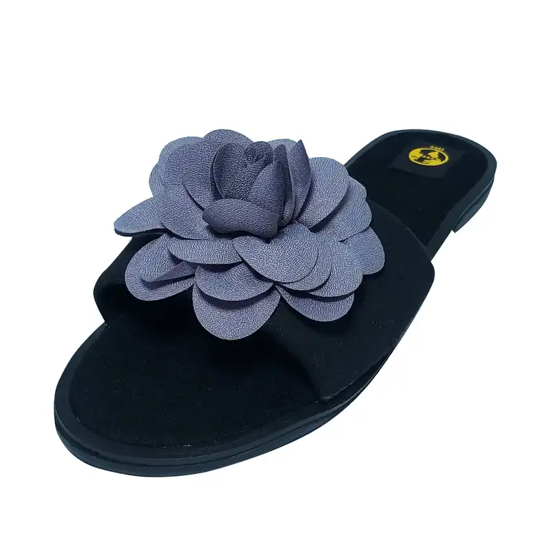 صندل زنانه سیی مدل گل کد 1715.2