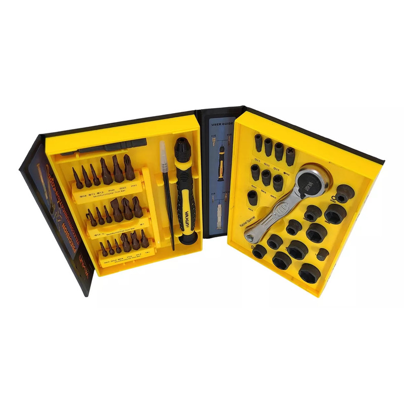 پیچ گوشتی و سری پیچ گوشتی یاکسون مدل YX-6023 مجموعه 41 عددی پیچ گوشتی و سری پیچ گوشتی یاکسون مدل YX-6023 مجموعه 41 عددی