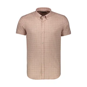 پیراهن آستین کوتاه مردانه کیکی رایکی مدل MBB20006-358