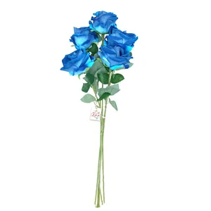 گل مصنوعی جُرجُرگل مدل شاخه رز مینیاتور بسته 5 عددی