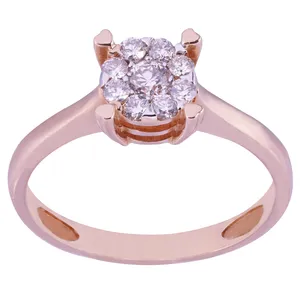 انگشتر طلا 18 عیار زنانه مدل FL 01094