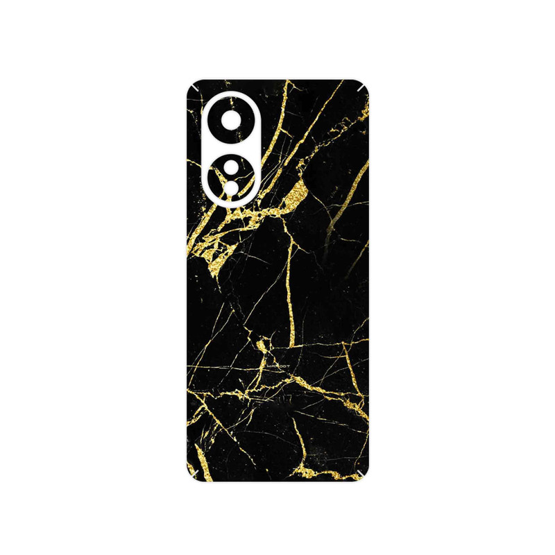 برچسب پوششی ماهوت مدل Graphite_Gold_Marble مناسب برای گوشی موبایل اپو A58 4G