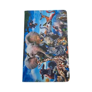 کیف کلاسوری مدل کت کات طرح جنگل مناسب برای تبلت سامسونگ Galaxy TAB A 10.1 T515