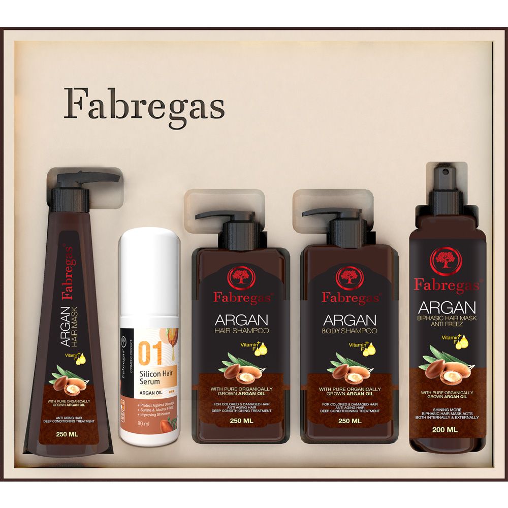 مجموعه ترمیم کننده موی فابریگاس مدل Argan مجموعه 5 عددی -  - 8