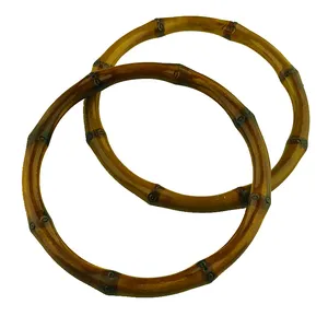 دسته کیف طرح بامبو مدل دایره کد RND-2x بسته 2 عددی