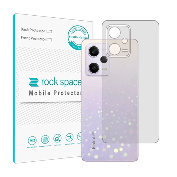 محافظ پشت گوشی شفاف راک اسپیس مدل HyGEL مناسب برای گوشی موبایل شیائومی Redmi Note 12 Discovery Edition