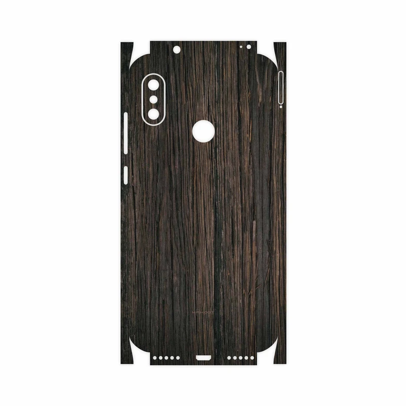 برچسب پوششی ماهوت مدل Burned Wood-FullSkin مناسب برای گوشی موبایل شیائومی Redmi Note 6 Pro