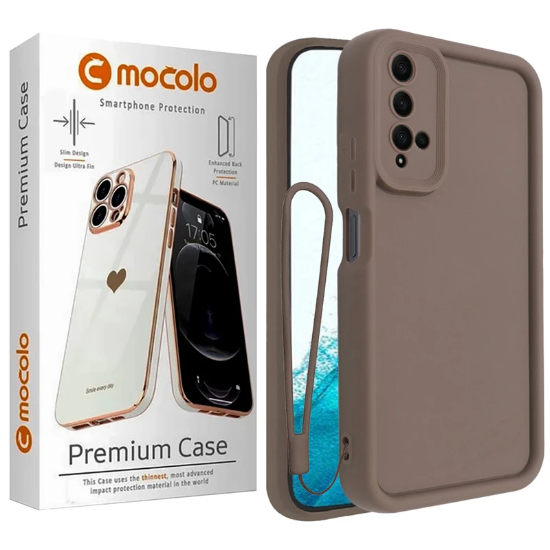 کاور موکولو مدل Silicone Puffer Strap مناسب برای گوشی موبایل هوآوی Nova 5T به همراه بند آویز