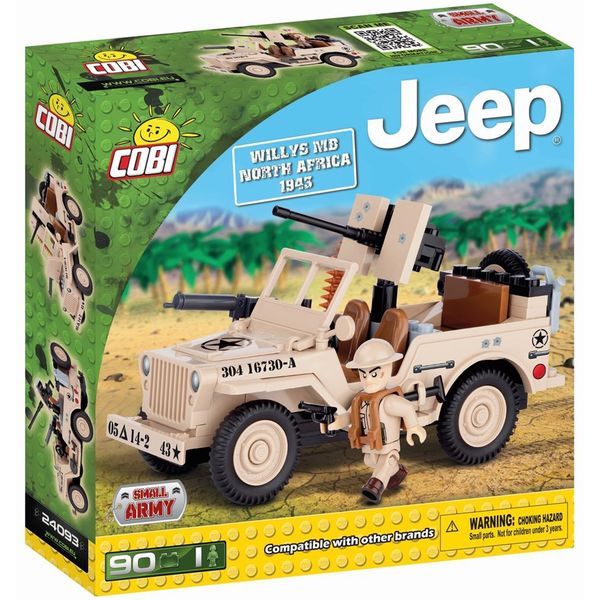 ساختنی کوبی مدل Jeep Willys MB North Africa 1943 ساختنی کوبی مدل Jeep Willys MB North Africa 1943