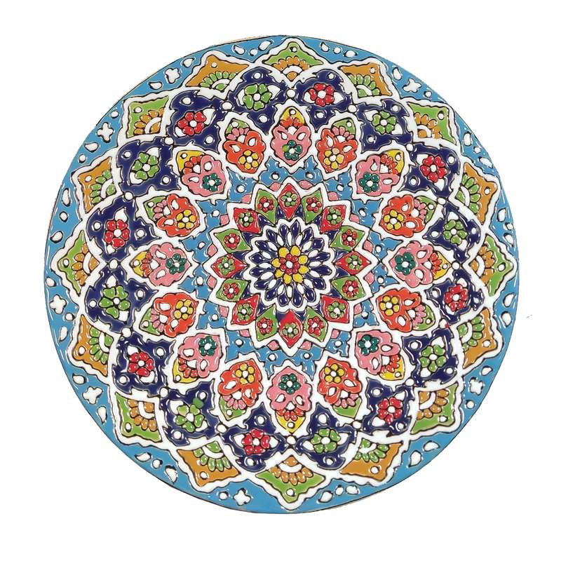 بشقاب میناکاری کد 14