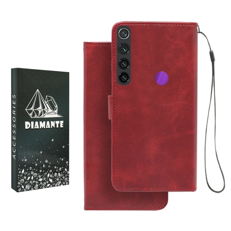 کیف کلاسوری دیامانته مدل Mortand Bk مناسب برای گوشی موبایل شیائومی Redmi Note 8T به همراه بندآویز