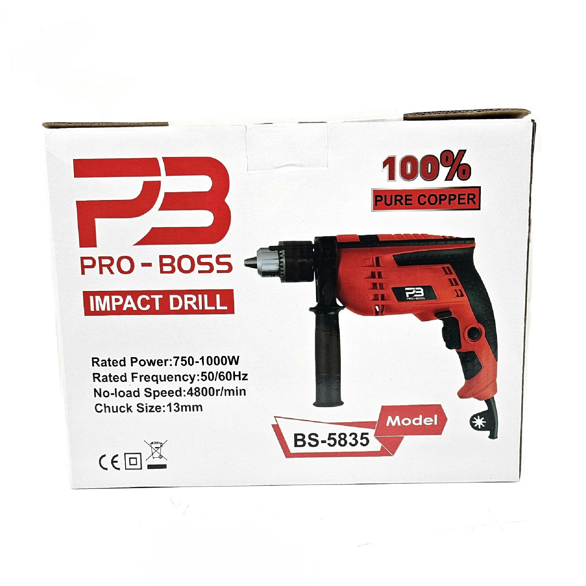 دریل چکشی پرو باس مدل BS_5835 کد 13