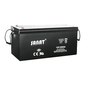 باتری یو پی اس 12 ولت 200 آمپر ساعت صنعت رایان پارس مدل SRP-12.200