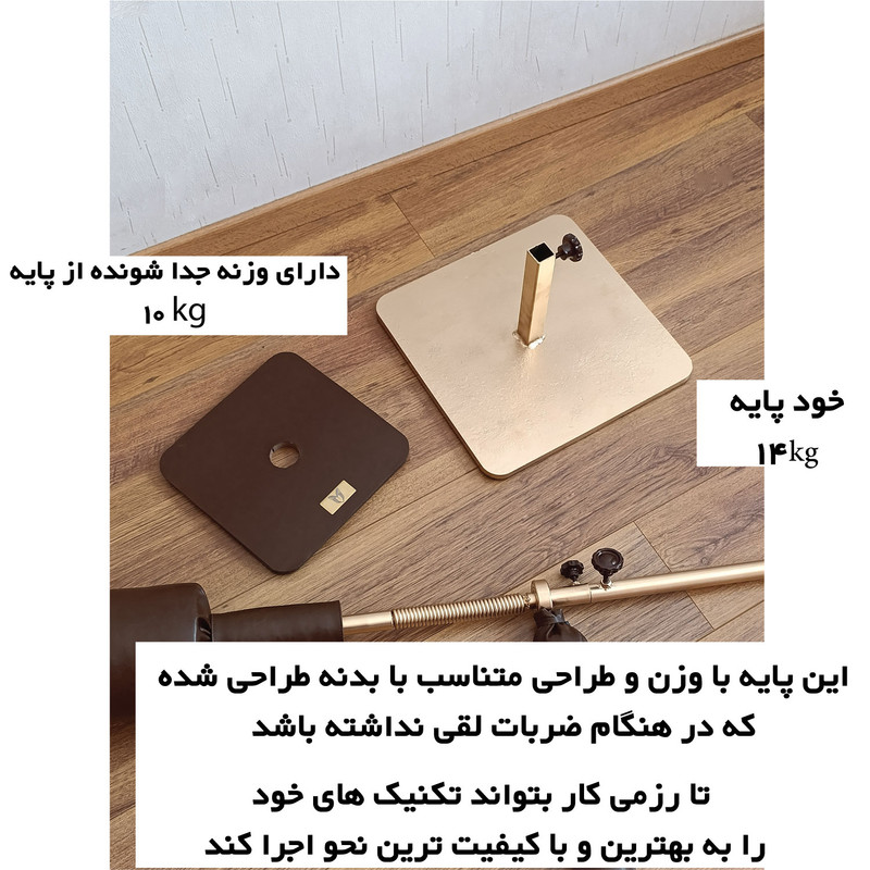 کیسه بوکس پویاعلم مدل Gold1