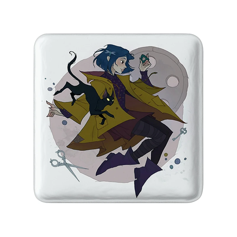 مگنت خندالو طرح کورالاین Coraline  مدل مربعی کد 20782