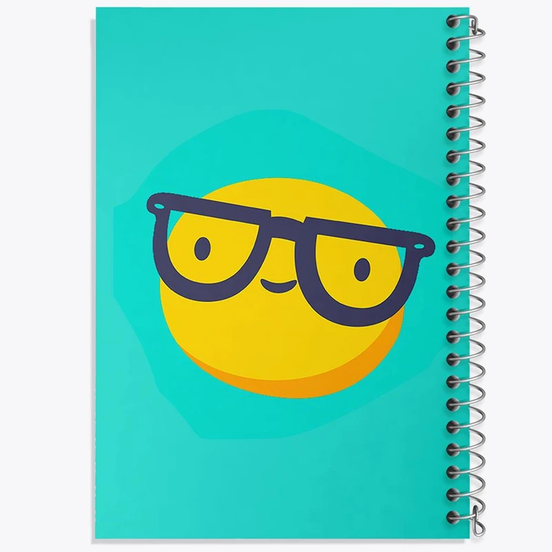 دفتر نت موسیقی 50 برگ خندالو مدل ایموجی Emoji کد 3013