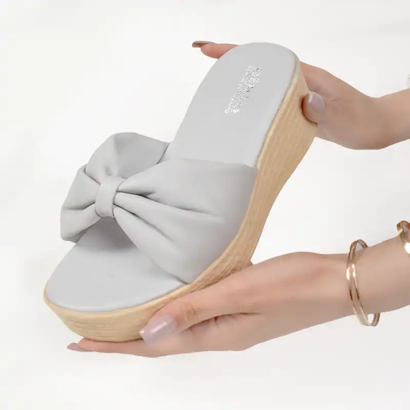 صندل زنانه نیکتا مدل پاپیونی کد GY.2467